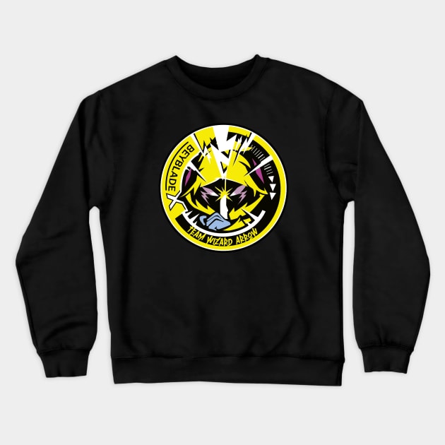 Beyblade X Team Wizard Arrow Crewneck Sweatshirt by kaizokuGhost